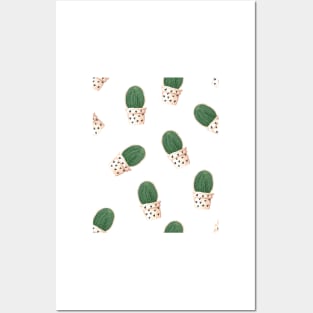 Cacti Heart Print Posters and Art